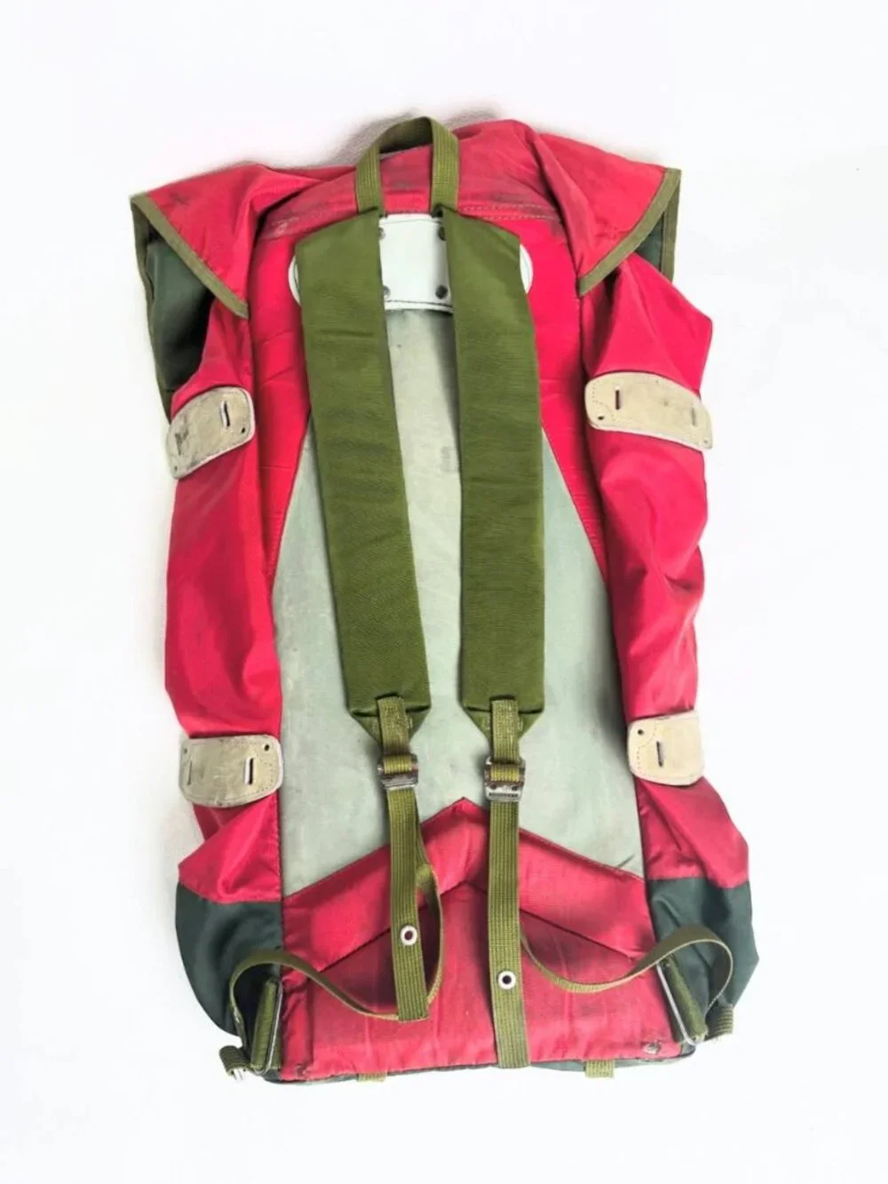 Vintage Red Hiking Backpack
